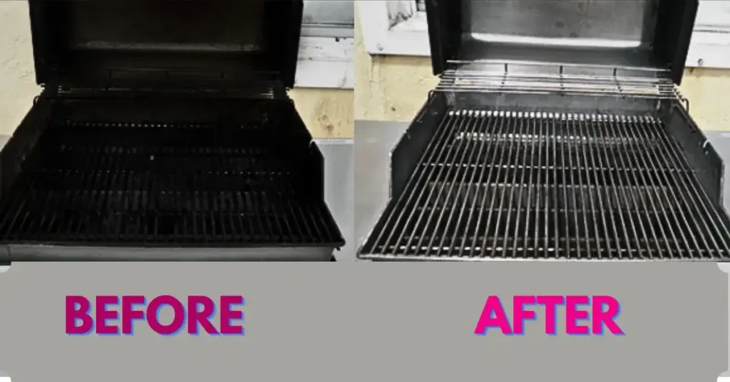 BBQ cleaning gold coast before and after