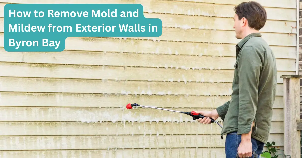How to Remove Mold and Mildew from Exterior Walls in Byron Bay
